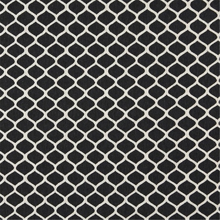 54 In. Wide Midnight And Off White- Modern- Geometric Designer Quality Upholstery Fabric